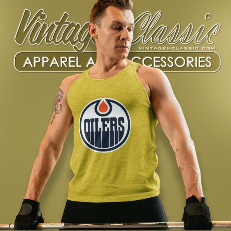 Edmonton Oilers Logo Nhl Tank Top Racerback Edmonton Oilers Logo Nhl Tank Top Racerback