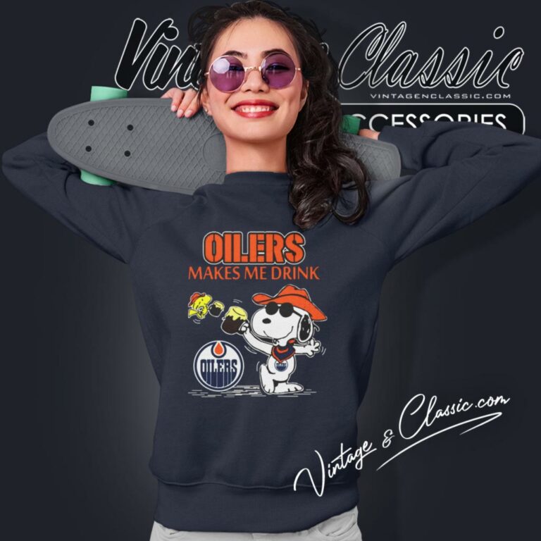 Edmonton Oilers Make Me Drinks Sweatshirt Edmonton Oilers Make Me Drinks Sweatshirt