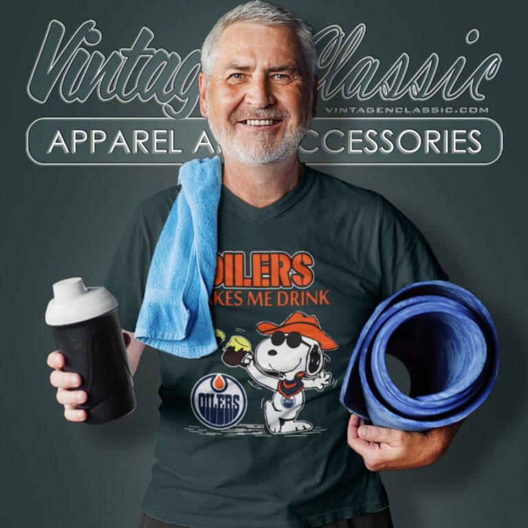 Edmonton Oilers Make Me Drinks V Neck TShirt Edmonton Oilers Make Me Drinks V Neck TShirt