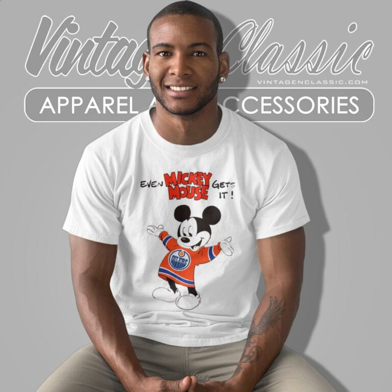 Edmonton Oilers Nhl Hockey Mickey Mouse T Shirt Edmonton Oilers Nhl Hockey Mickey Mouse T Shirt