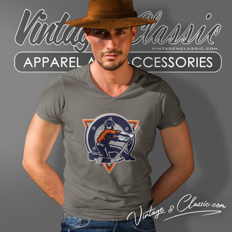 Edmonton Oilers Reverse Retro V Neck TShirt Edmonton Oilers Reverse Retro V Neck TShirt