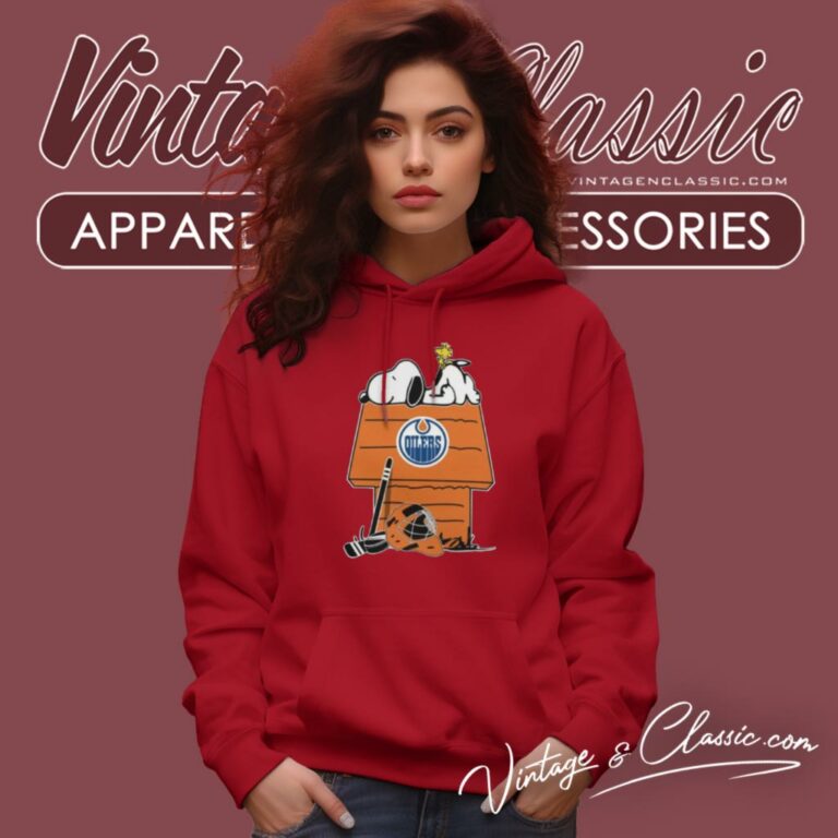 Edmonton Oilers Snoopy Woodstock The Peanuts Movie Hoodie Edmonton Oilers Snoopy Woodstock The Peanuts Movie Hoodie