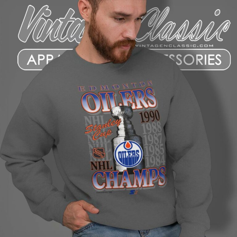 Edmonton Oilers Stanley Cup Champions Sweatshirt Edmonton Oilers Stanley Cup Champions Sweatshirt