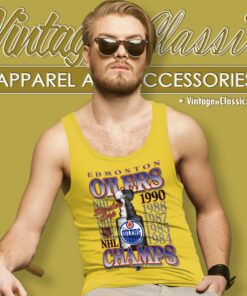 Edmonton Oilers Stanley Cup Champions Tank Top Racerback