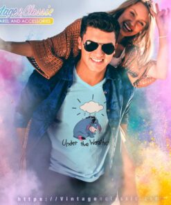 Eeyore Under The Weather Shirt 5 Eeyore Under The Weather V Neck TShirt
