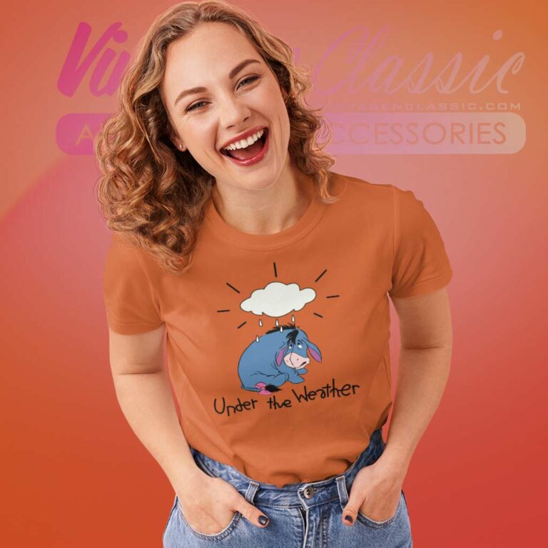 Eeyore Under The Weather Women TShirt Eeyore Under The Weather Women TShirt