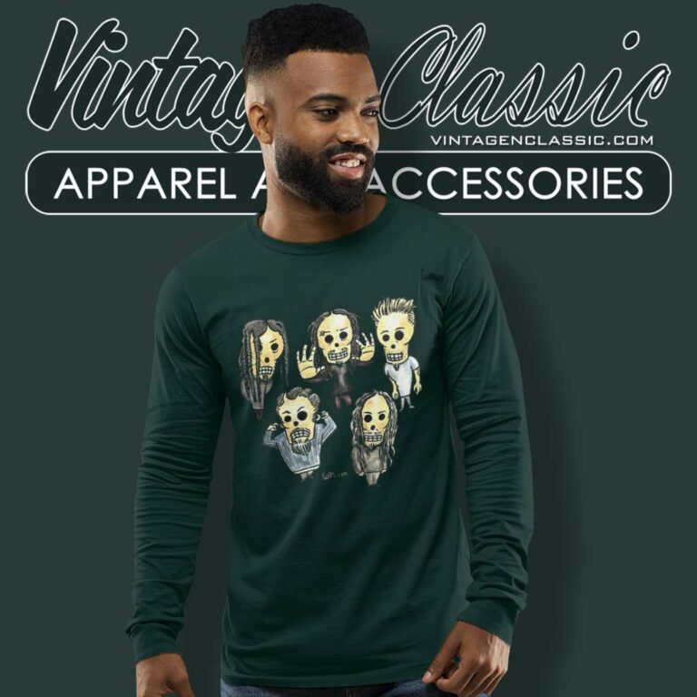 El Dia De Los Korn Member Long Sleeve Tee El Dia De Los Korn Member Long Sleeve Tee