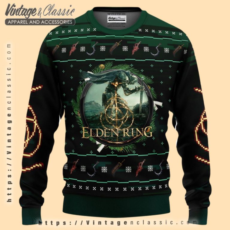 Elden Ring v2 Ugly Christmas Sweater Elden Ring v2 Ugly Christmas Sweater