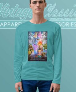 Elemental Disney Movies Poster Long Sleeve Tee