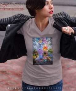 Elemental Disney Movies Poster V Neck TShirt