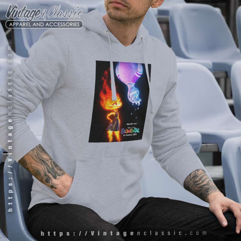 Elemental Movie Poster 2023 Hoodie Elemental Movie Poster 2023 Hoodie