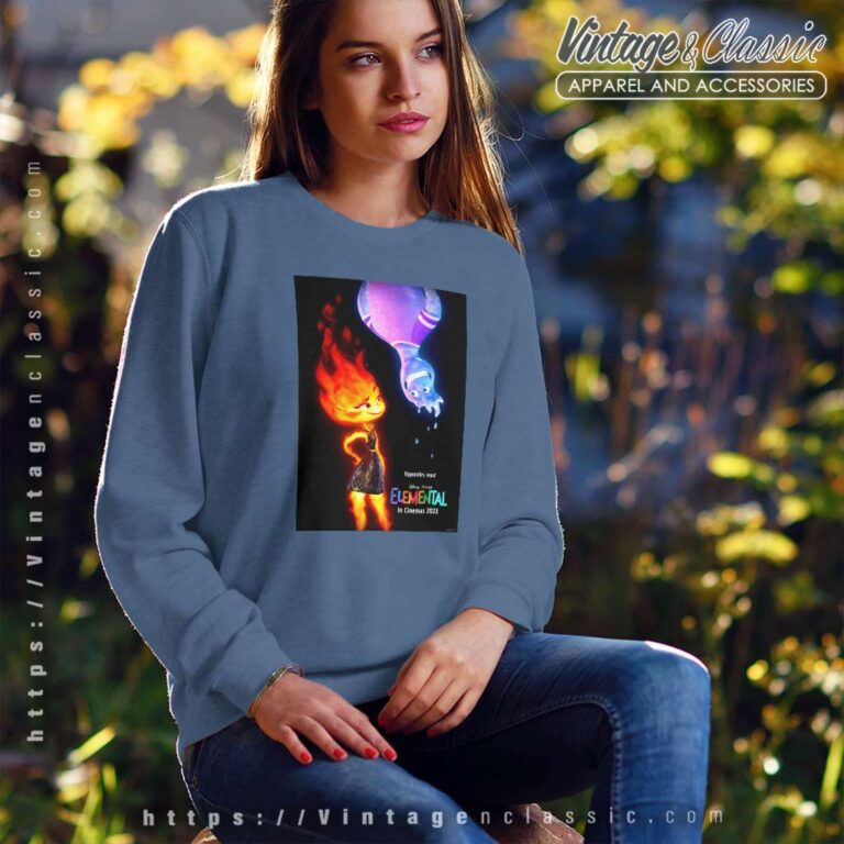 Elemental Movie Poster 2023 Sweatshirt Elemental Movie Poster 2023 Sweatshirt