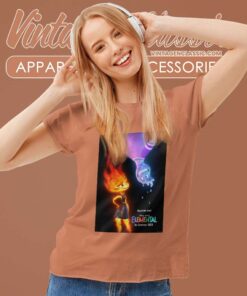 Elemental Movie Poster 2023 Women TShirt