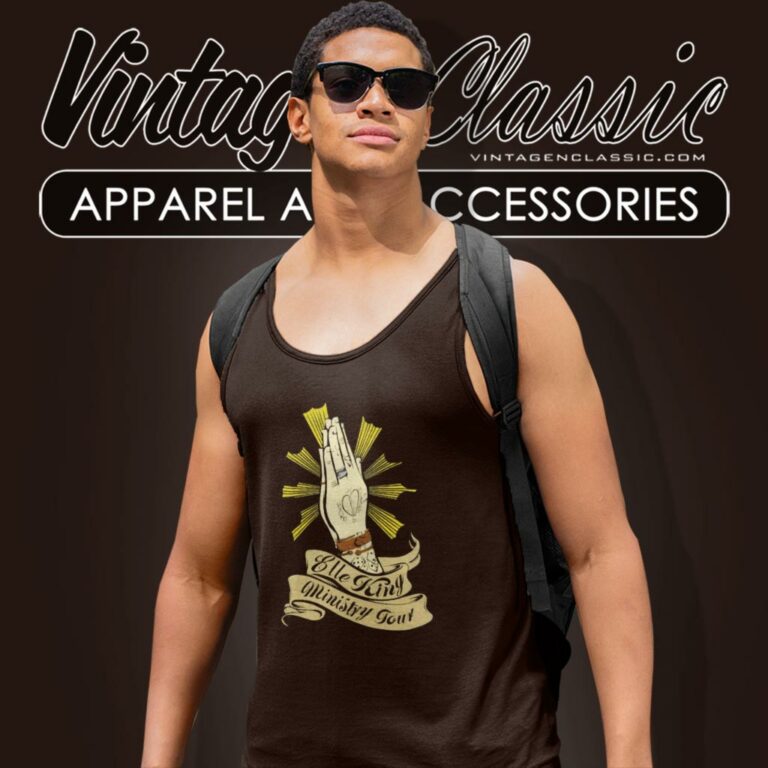 Elle King Ministry Tour Tank Top Racerback Elle King Ministry Tour Tank Top Racerback