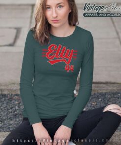 Elly De La Cruz Cincinnati Script Long Sleeve Tee