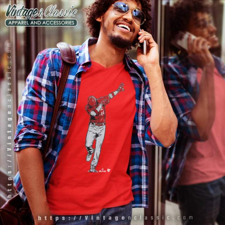 Elly De La Cruz Home Run Dab V Neck TShirt Elly De La Cruz Home Run Dab V Neck TShirt