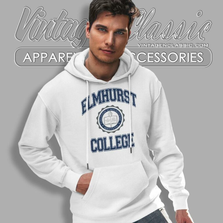 Elmhurst College Big Logo Hoodie Elmhurst College Big Logo Hoodie