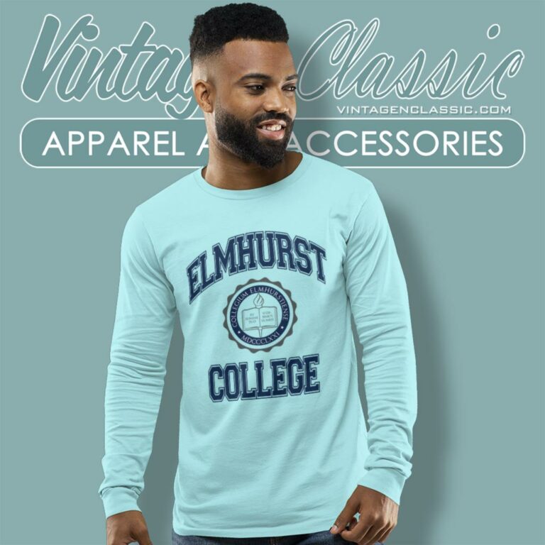 Elmhurst College Big Logo Long Sleeve Tee Elmhurst College Big Logo Long Sleeve Tee