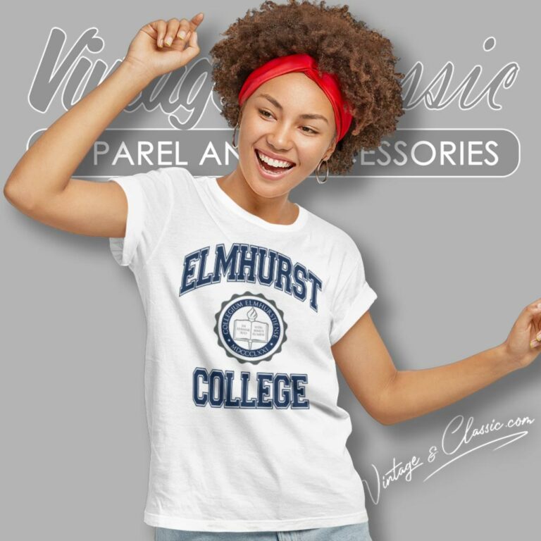 Elmhurst College Big Logo Women T Shirt Elmhurst College Big Logo Women T Shirt