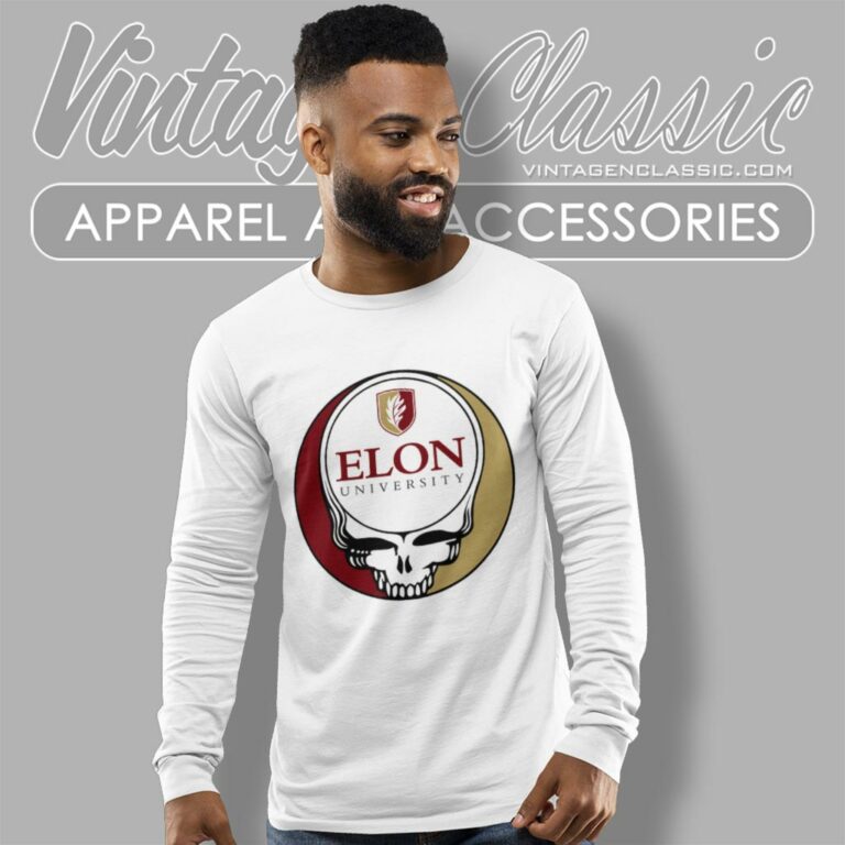 Elon University Grateful Dead Steal Your Face Long Sleeve Tee Elon University Grateful Dead Steal Your Face Long Sleeve Tee