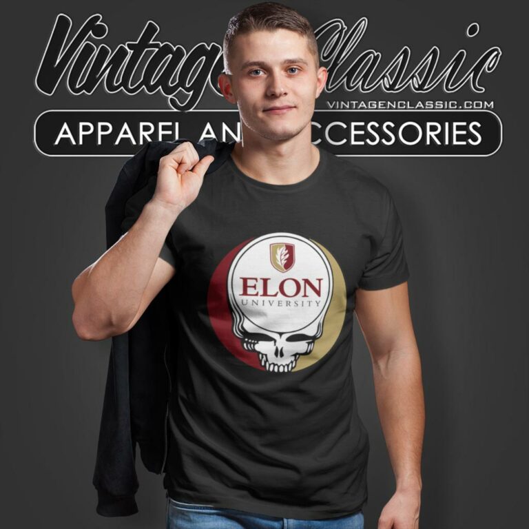 Elon University Grateful Dead Steal Your Face T Shirt Elon University Grateful Dead Steal Your Face T Shirt