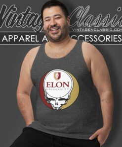 Elon University Grateful Dead Steal Your Face Shirt 5 Elon University Grateful Dead Steal Your Face Tank Top Racerback