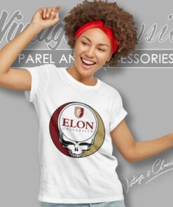 Elon University Grateful Dead Steal Your Face Shirt 6 Elon University Grateful Dead Steal Your Face Women T Shirt