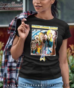 Elton John 1974 Caricature Iron Women TShirt
