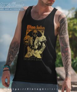 Elton John Bitch Is Back Tank Top Racerback