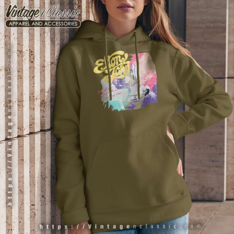 Elton John Colorful Long Time Black Hoodie Elton John Colorful Long Time Black Hoodie