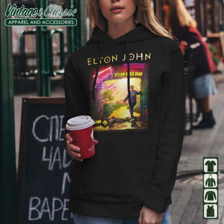 Elton John Farewell Tour Tshirt Yellow Brick Road Hoodie Elton John Farewell Tour Tshirt Yellow Brick Road Hoodie