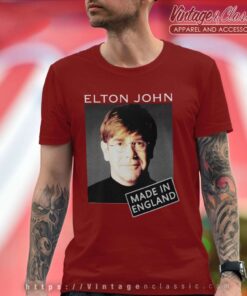 Elton John Made In England T Shirt
