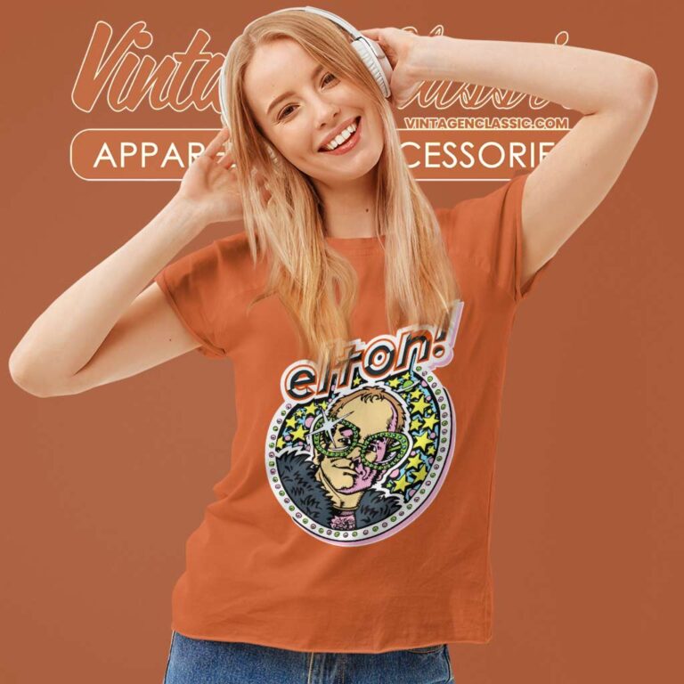 Elton John Madeworn Women TShirt Elton John Madeworn Women TShirt