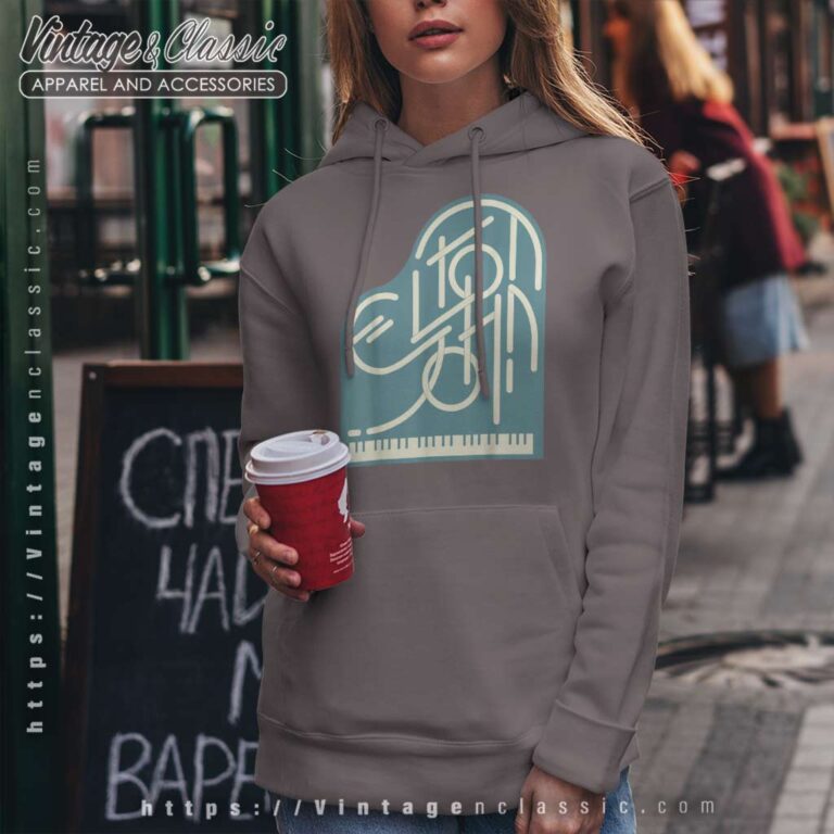 Elton John Piano Logo Hoodie Elton John Piano Logo Hoodie