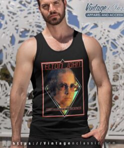Elton John Shirt 1976 Louder Than Concorde Tour Tank Top Racerback