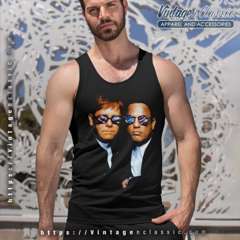 Elton John Shirt Billy Joey Summer Tour Tank Top Racerback Elton John Shirt Billy Joey Summer Tour Tank Top Racerback