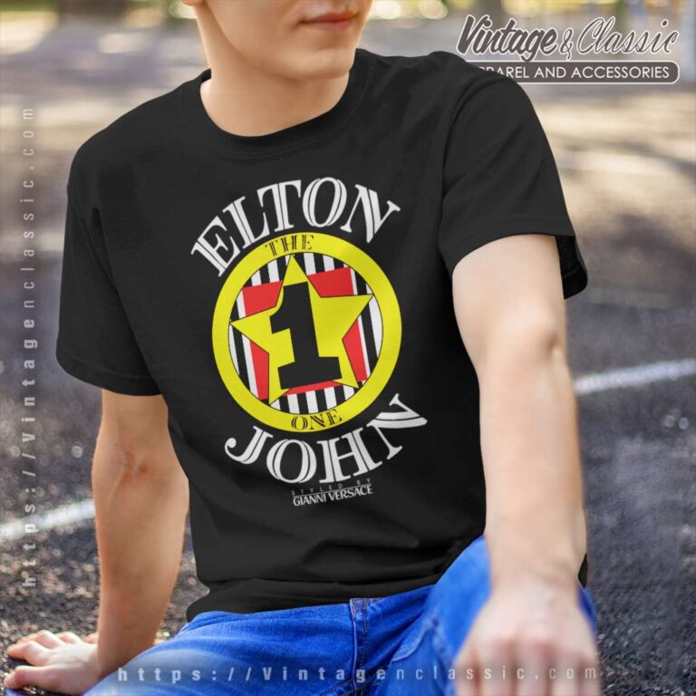 Elton John Shirt Gianni Versace The One T Shirt Elton John Shirt Gianni Versace The One T Shirt