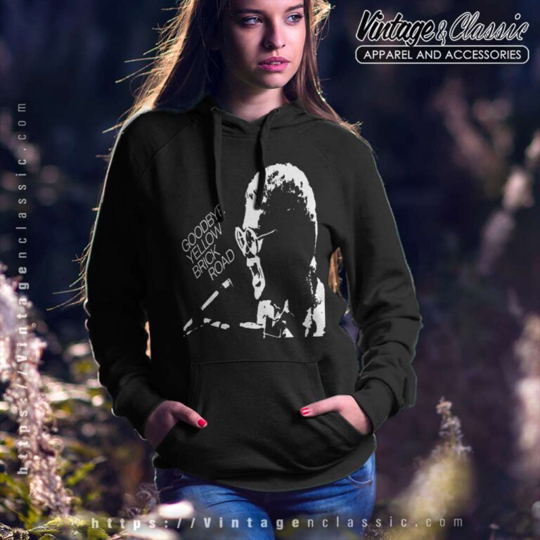 Elton John Shirt Goodbye Yellow Brick Road Cover Hoodie Elton John Shirt Goodbye Yellow Brick Road Cover Hoodie