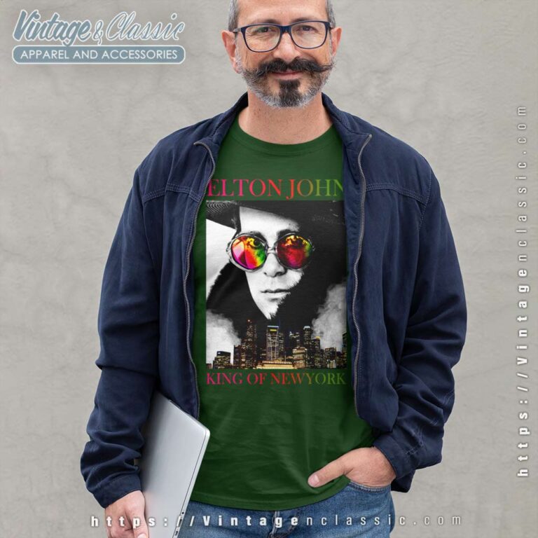 Elton John Shirt King Of New York Long Sleeve Tee Elton John Shirt King Of New York Long Sleeve Tee