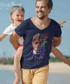 Elton John Shirt Wonderful Life Is While You Re In The World V Neck TShirt