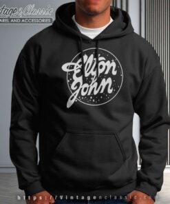 Elton John Vintage Tour Logo Hoodie