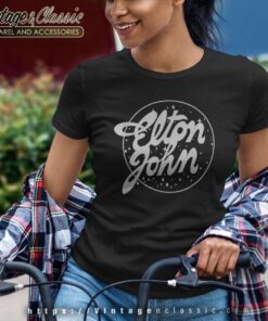 Elton John Vintage Tour Logo Women TShirt