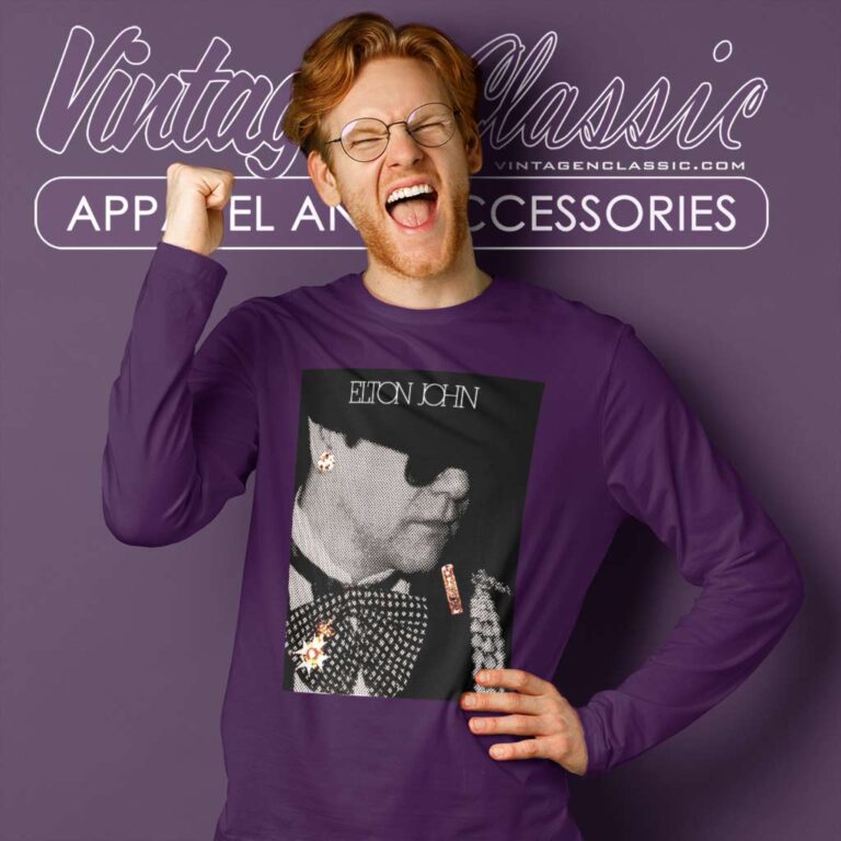 Elton John World Tour 1986 Long Sleeve Tee Elton John World Tour 1986 Long Sleeve Tee