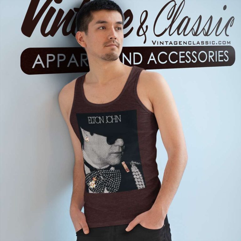 Elton John World Tour 1986 Tank Top Racerback Elton John World Tour 1986 Tank Top Racerback