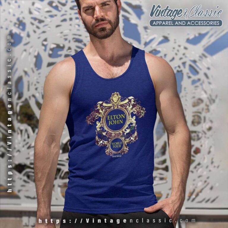 Elton John World Tour Tank Top Racerback Elton John World Tour Tank Top Racerback