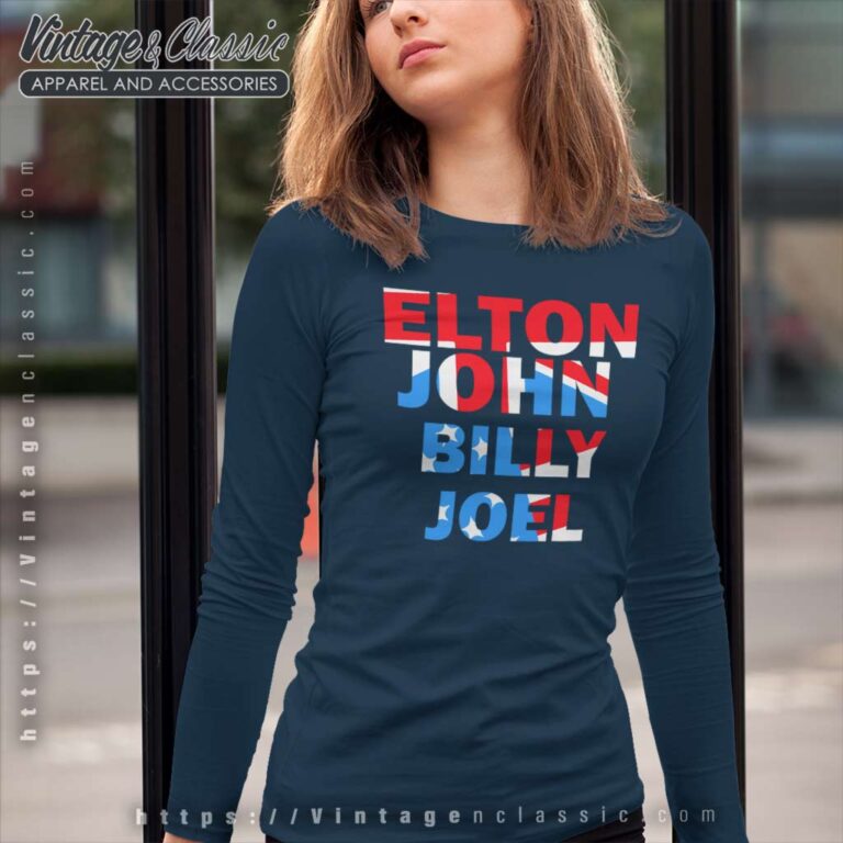 Elton John X Billy Joel Long Sleeve Tee Elton John X Billy Joel Long Sleeve Tee