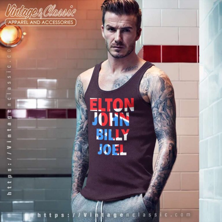 Elton John X Billy Joel Tank Top Racerback Elton John X Billy Joel Tank Top Racerback