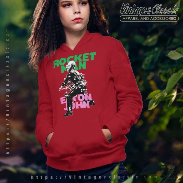 Elton John X Rocketman Black Hoodie Elton John X Rocketman Black Hoodie