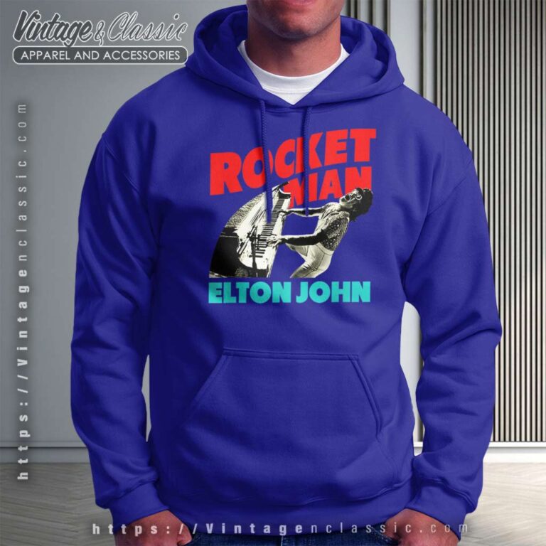 Elton John X Rocketman Piano Black Hoodie Elton John X Rocketman Piano Black Hoodie