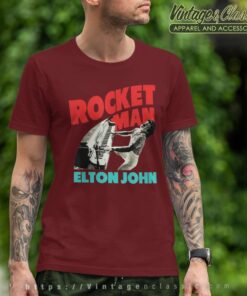 Elton John X Rocketman Piano Black T Shirt